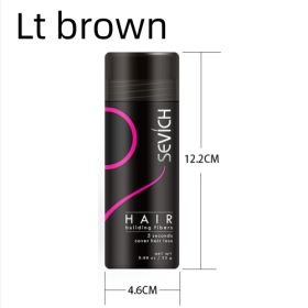 Powder Extension Thinning Thickening Hair Growth (Option: Lt brown-12G)