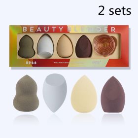 Wet And Dry Beauty Makeup Egg With Metal Stand (Option: Beauty egg-2sets)