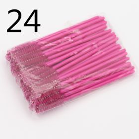 Disposable Eyelash Brush Grafting Makeup Tool (Option: 24Style-50PCS)