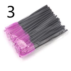 Disposable Eyelash Brush Grafting Makeup Tool (Option: 3 Style-50PCS)