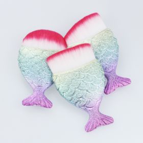 Small Mermaid Tail Makeup Foundation Brush (Option: 3D)