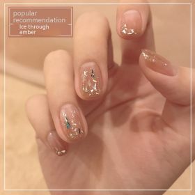 Fluorescent Manicure European And American Style Nightclub (Option: A1 3 Iced Amber)