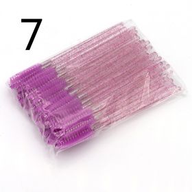 Disposable Eyelash Brush Grafting Makeup Tool (Option: 7 Style-50PCS)