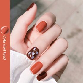 Fluorescent Manicure European And American Style Nightclub (Option: B6 1 Cola Iced Tea 01)