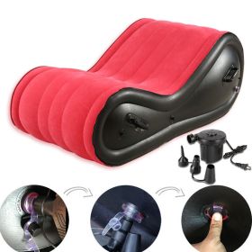 Lazy Inflatable Bed Foldable Single (Option: Sofa inflator pump-US)