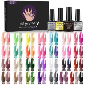 60 Colors Nail Art Functional Adhesive Set Removable (Option: ZH2451)