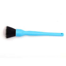 Car Interior Cleaning Brush Round Head (Option: Blue long)