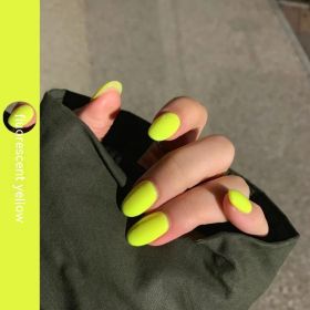 Fluorescent Manicure European And American Style Nightclub (Option: D9 3 Fluorescent Yellow)