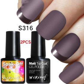 Frosted Seal Combination Nail Polish (Option: S316)