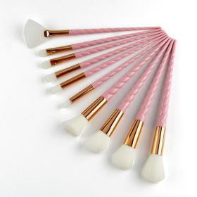 10PCS Makeup Brushes Kit Beauty Foundation Blending Blus (Option: 10pink)