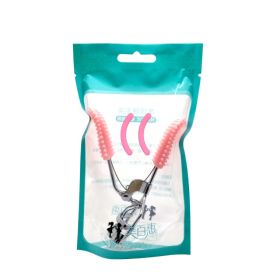 Carbon Steel Bitstock Eyelash Curler Bags Plastic Handle Aid Beauty Tools (Option: Pink Blue Envelope Bag)