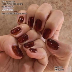 Fluorescent Manicure European And American Style Nightclub (Option: B2 3 Amber Brown)