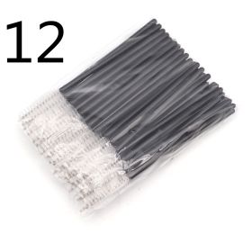 Disposable Eyelash Brush Grafting Makeup Tool (Option: 12 Style-50PCS)