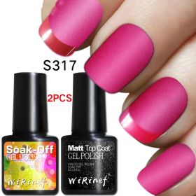 Frosted Seal Combination Nail Polish (Option: S317)