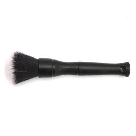 Car Interior Cleaning Brush Round Head (Option: Black short)