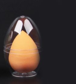 Beveled Sponge Puff Water Drop Makeup Egg (Option: Random color-Water drop egg box)