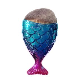 European And American New Single Mermaid Foundation Brush (Option: Random2)