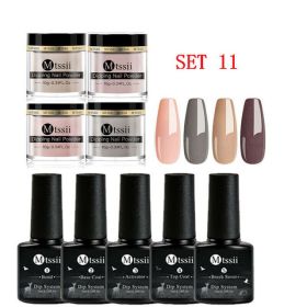 Mtssii 10g Dipping Nail Powder Set Matte Nail Glitter Dippin (Option: Ginger)