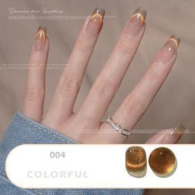 Dream Dynamic Crystal Cat Eye Whitening Phototherapy Nail Enamel (Option: C04)