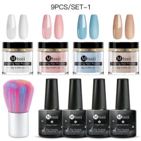 Mtssii 10g Dipping Nail Powder Set Matte Nail Glitter Dippin (Option: NZH10845)