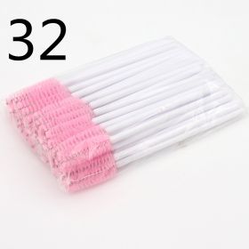 Disposable Eyelash Brush Grafting Makeup Tool (Option: 32Style-50PCS)