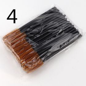 Disposable Eyelash Brush Grafting Makeup Tool (Option: 4 Style-50PCS)