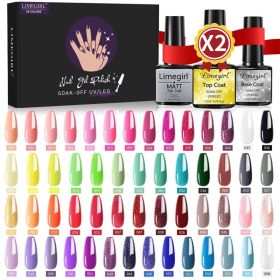 60 Colors Nail Art Functional Adhesive Set Removable (Option: ZH2482)