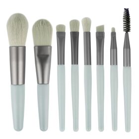 Makeup Tool Morandi 8-Pack Makeup Brush (Color: Green)