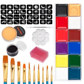 Make-up Sculpting Skin Wax Cover Eyebrow Wax Oil Paint Set (Option: C-8piece set)