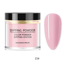 Mtssii 10g Dipping Nail Powder Set Matte Nail Glitter Dippin (Option: Infiltrating Powder15)