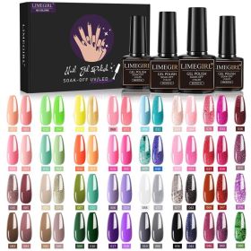 60 Colors Nail Art Functional Adhesive Set Removable (Option: ZH2401)