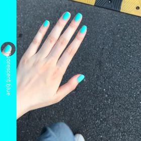 Fluorescent Manicure European And American Style Nightclub (Option: D9 2 Fluorescent Blue)