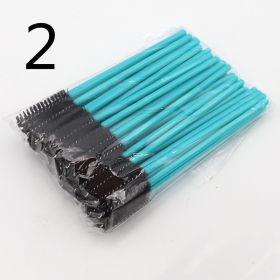 Disposable Eyelash Brush Grafting Makeup Tool (Option: 2 Style-50PCS)