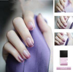 Temperature-changing Twilight Phototherapy Nail Polish Glue (Option: GW52)