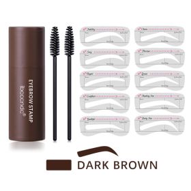 Hairline Trimming Powder And Eyebrow Powder (Option: Multicolor-Dark brown)