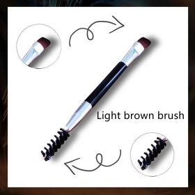 3 In 1 Eyebrow Cream Anti Brow Brush Set (Option: Light brown plus brush)