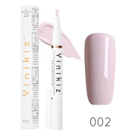 One-Step Glue Lazy Pen White Three-in-one UV Polish Convenient And Fast Beginner Manicure (Option: G207 002)