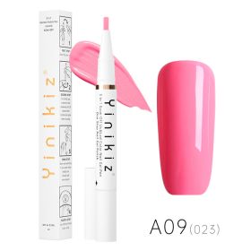 One-Step Glue Lazy Pen White Three-in-one UV Polish Convenient And Fast Beginner Manicure (Option: G207 A09)