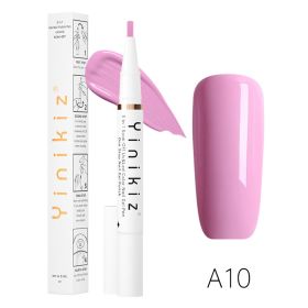 One-Step Glue Lazy Pen White Three-in-one UV Polish Convenient And Fast Beginner Manicure (Option: G207 A10)